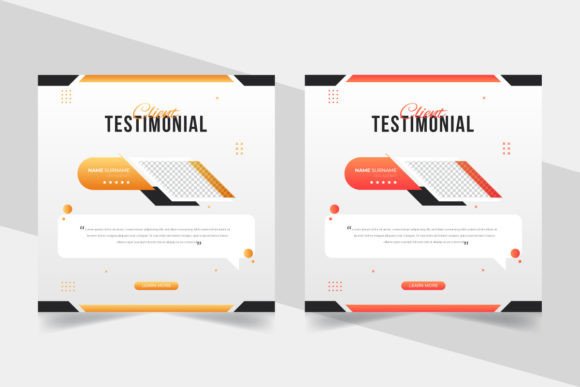 Abstract Concept of Customer Feedback: A Creative Social Media Template