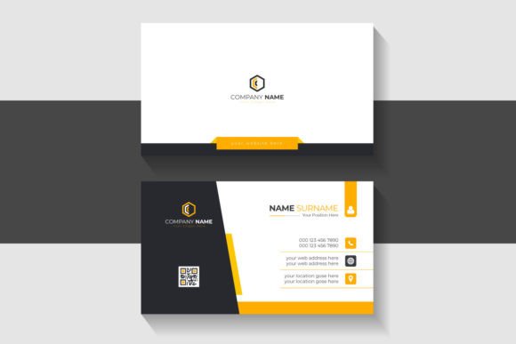 Clean and Simple Flat Business Card Design