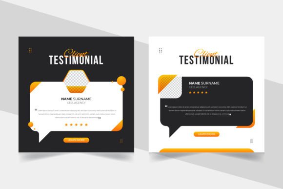 Creative Concept of Customer Feedback: Design Templates