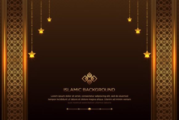 Elegant Islamic Ornamental Background for Design Projects