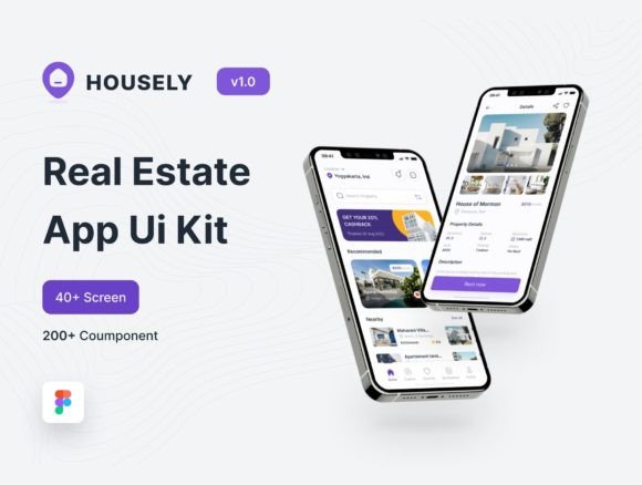 Housely: A Modern Real Estate App UI Kit
