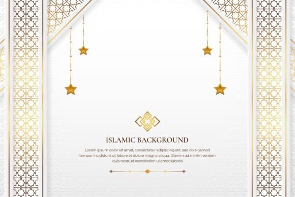 Luxury Islamic Ornamental Background: Elegant Design for Ramadan