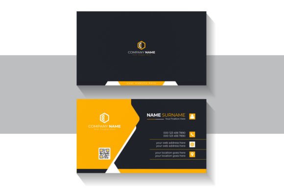 Orange Modern Business Card: A Vibrant Design Template