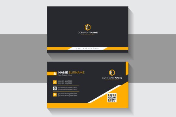 Orange Modern Business Card Template: Elevate Your Brand