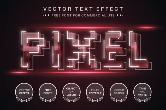 Pixel Text Effect: A Modern Font Style for Creative Design