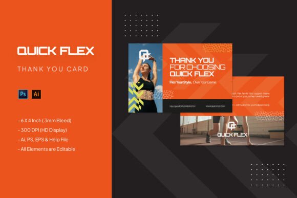 Quick Flex - Thank You Card