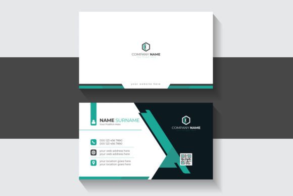 Simple Abstract Corporate Business Card