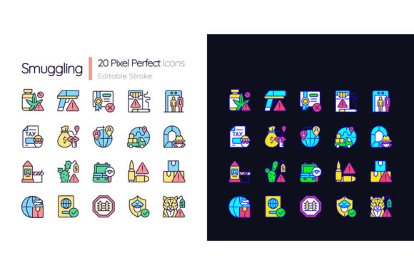 Smuggling Light and Dark Theme RGB Icons